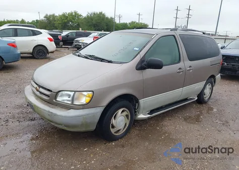 1998 Toyota Sienna Xle из США, поврежденный, VIN 4T3ZF13C0WU032131